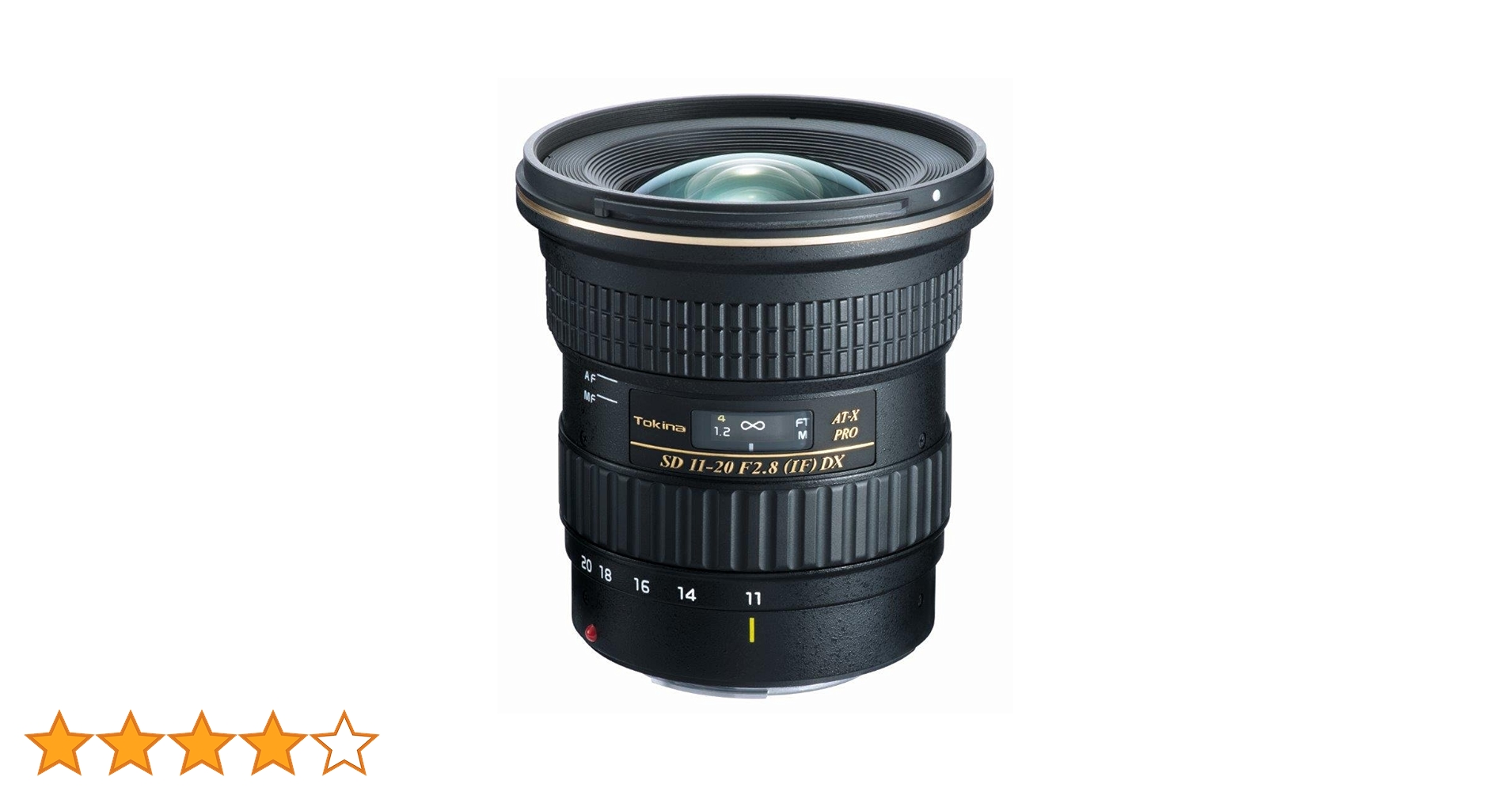 Tokina AT-X 11-20 mm f2.8 PRO DX Lens for Canon Camera